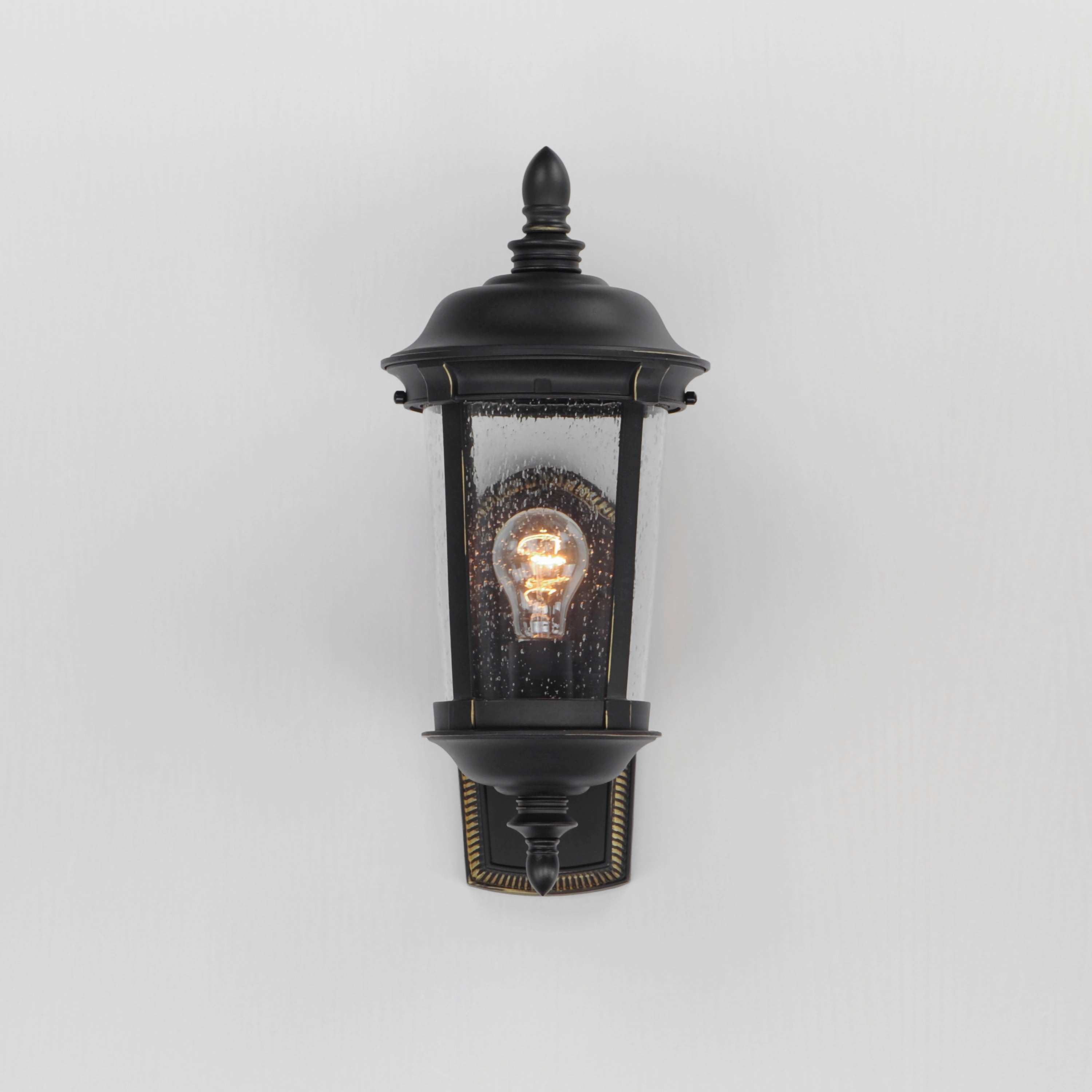 Dover DC One Light Outdoor Wall Lantern Bronze