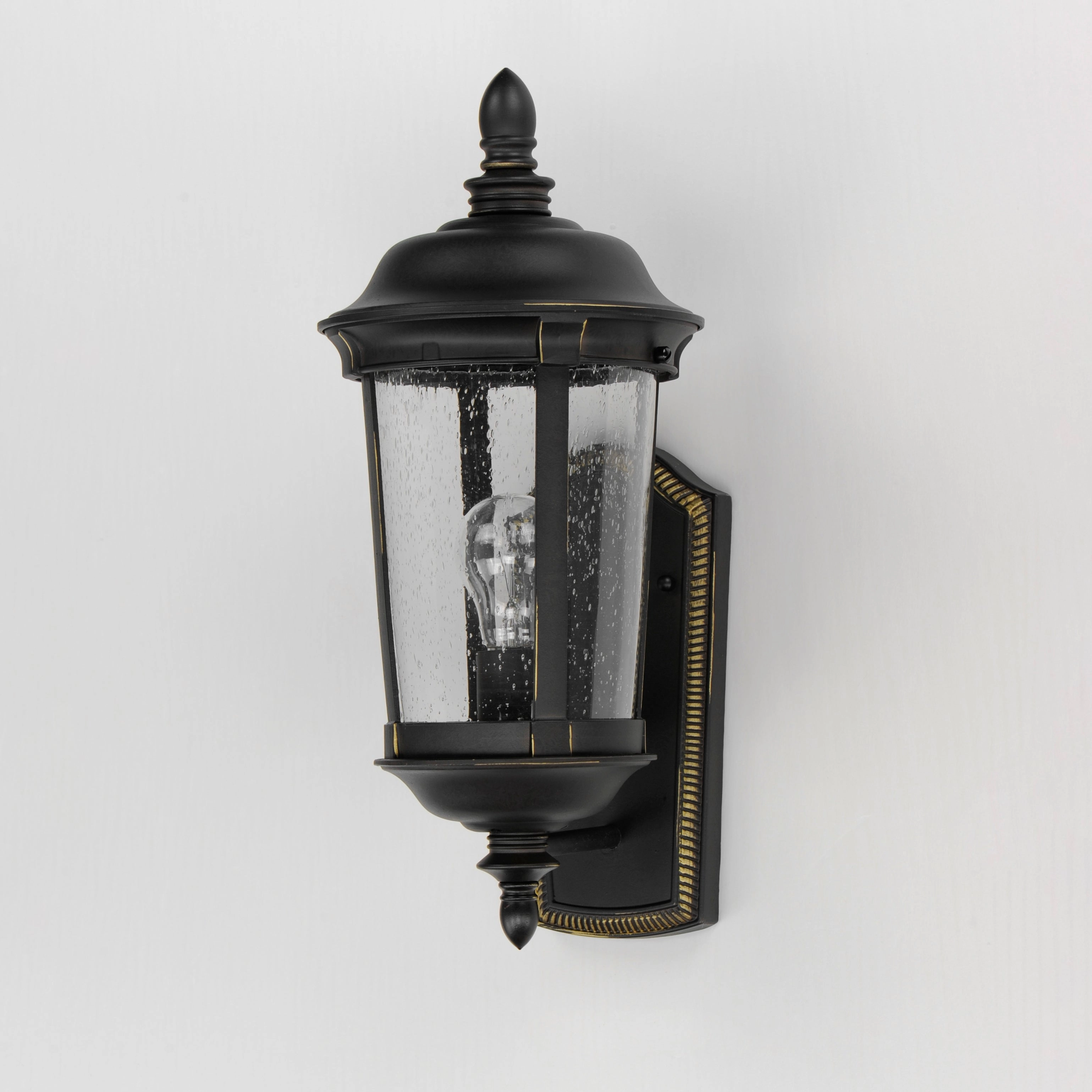 Dover DC One Light Outdoor Wall Lantern Bronze