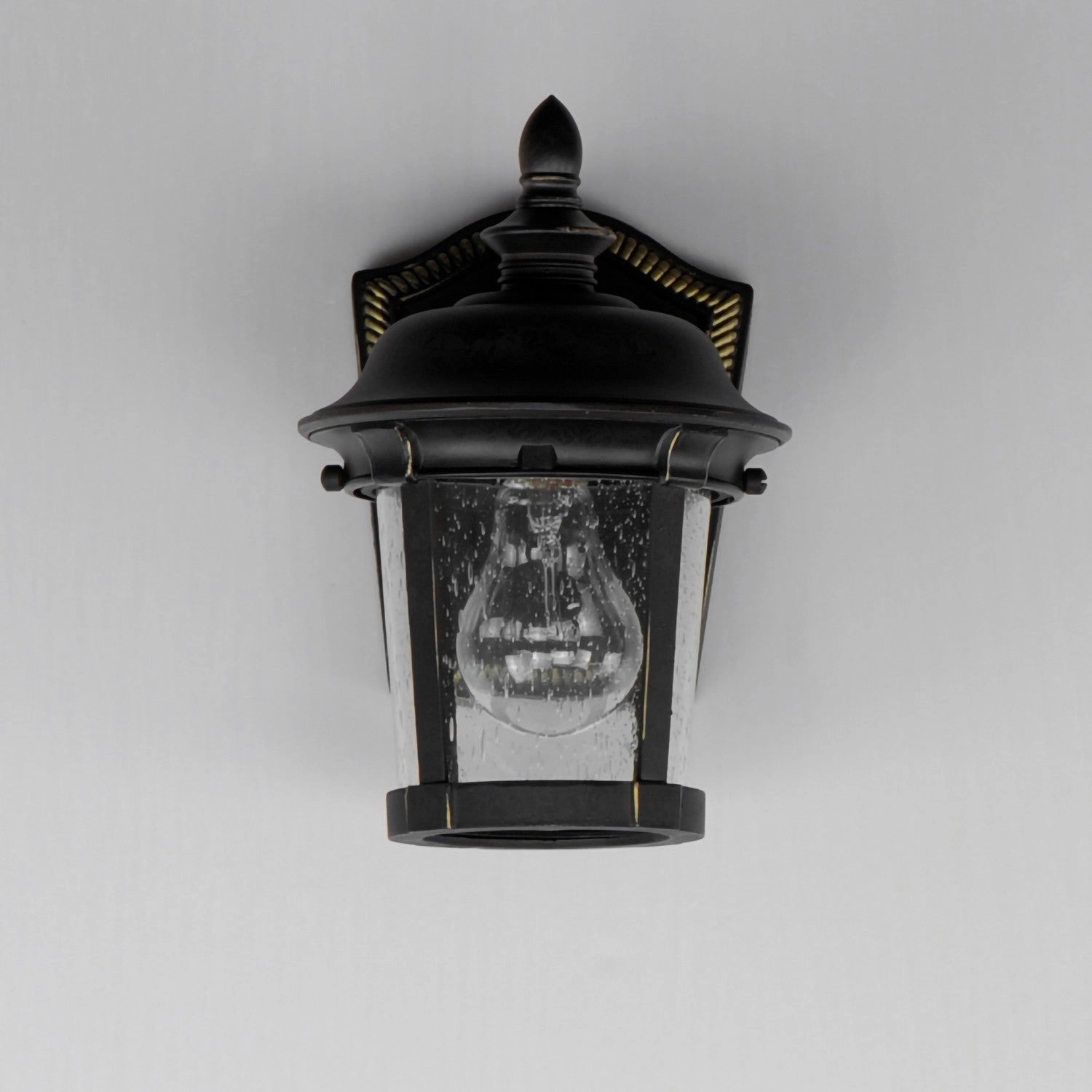 Dover VX One Light Outdoor Wall Lantern Bronze