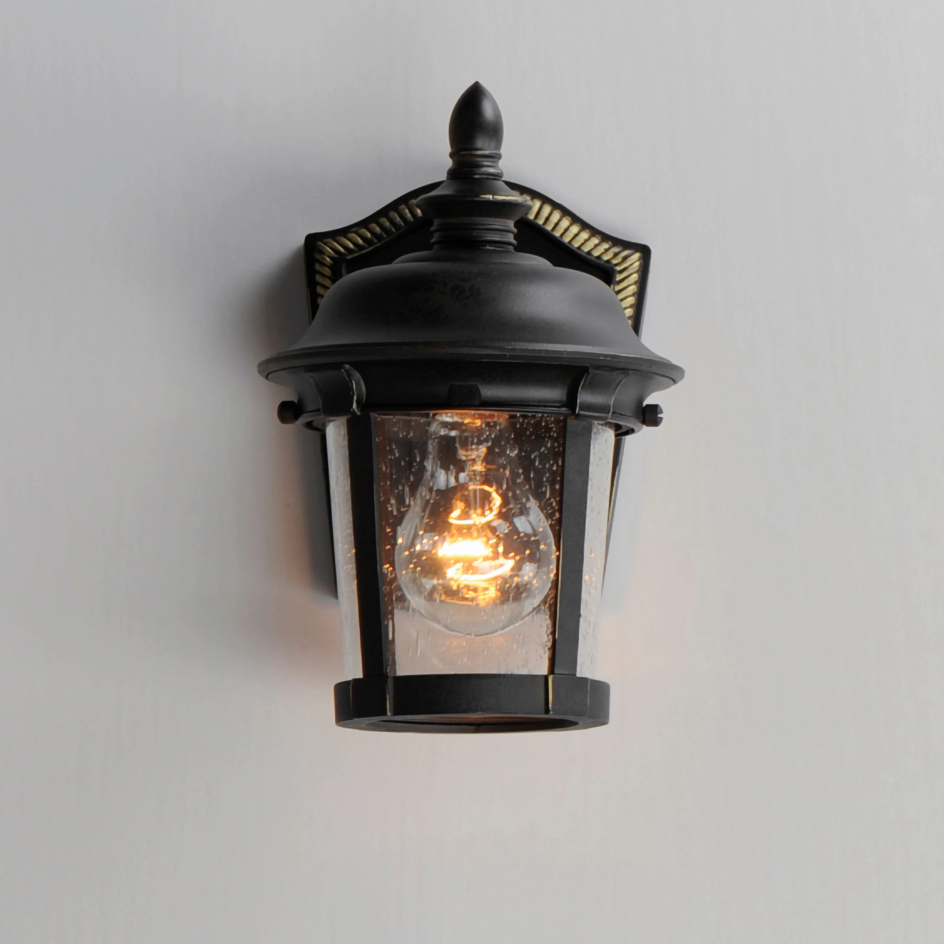 Dover VX One Light Outdoor Wall Lantern Bronze