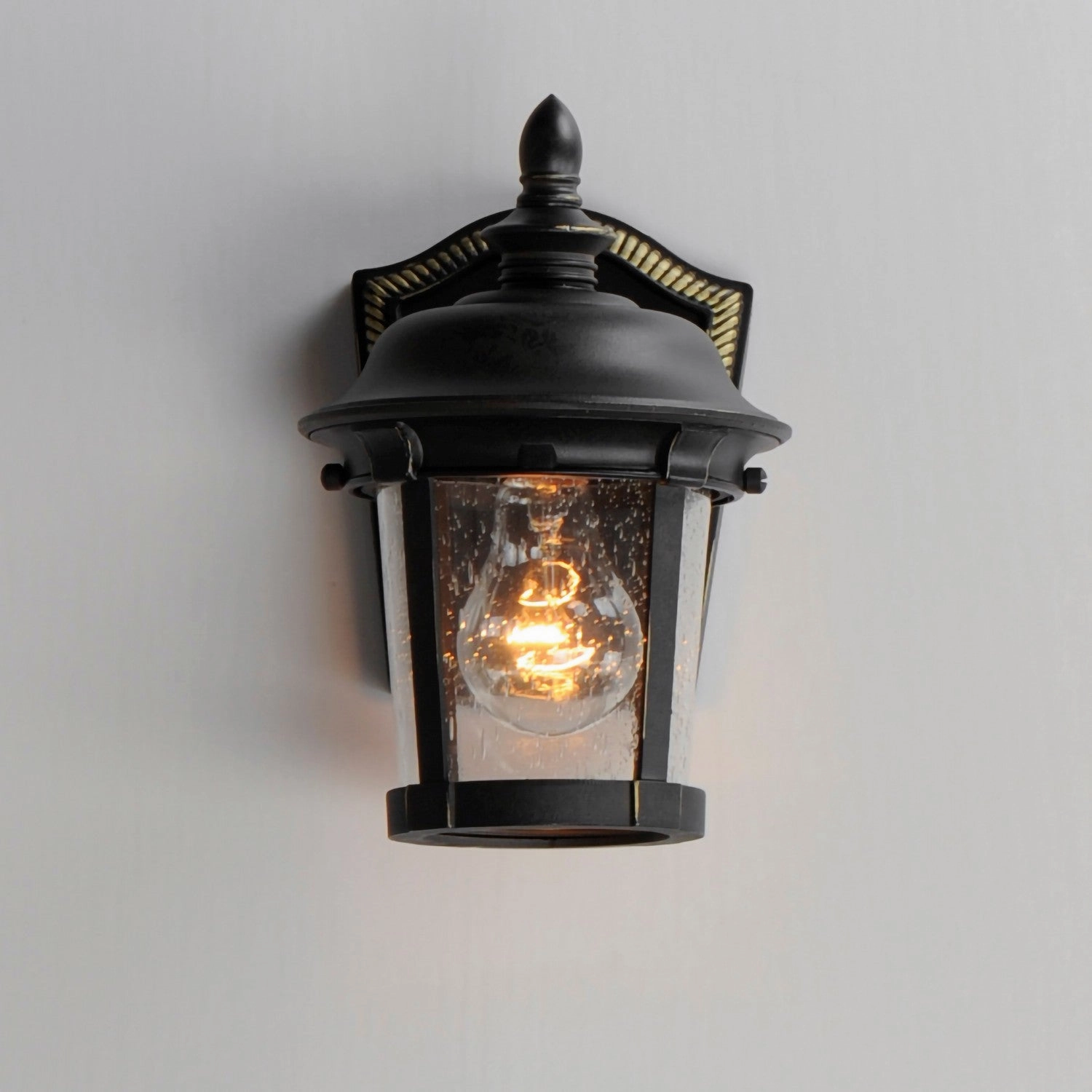 Dover VX One Light Outdoor Wall Lantern Bronze