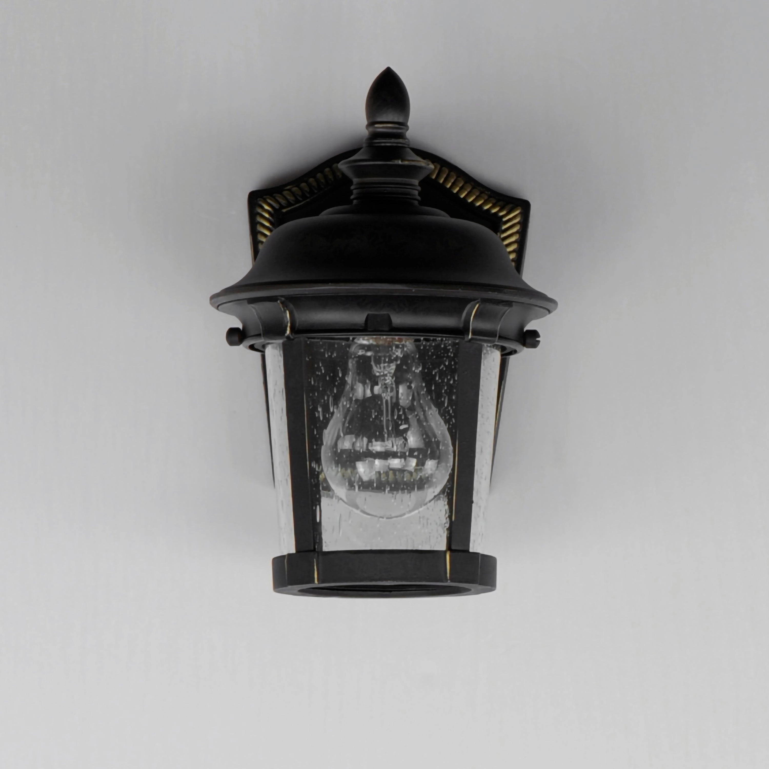 Dover VX One Light Outdoor Wall Lantern Bronze