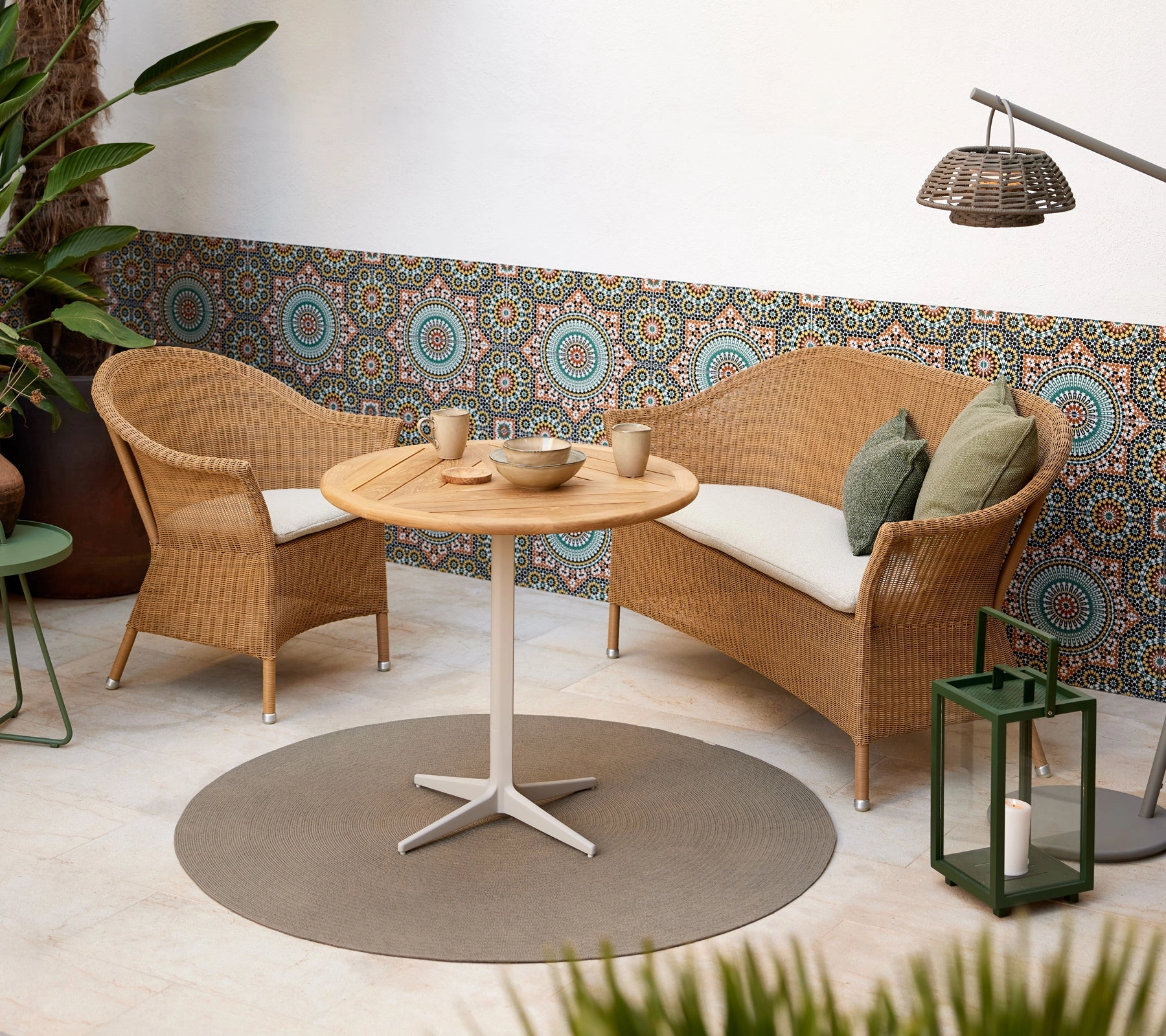 Drop caf table dia. 80 cm