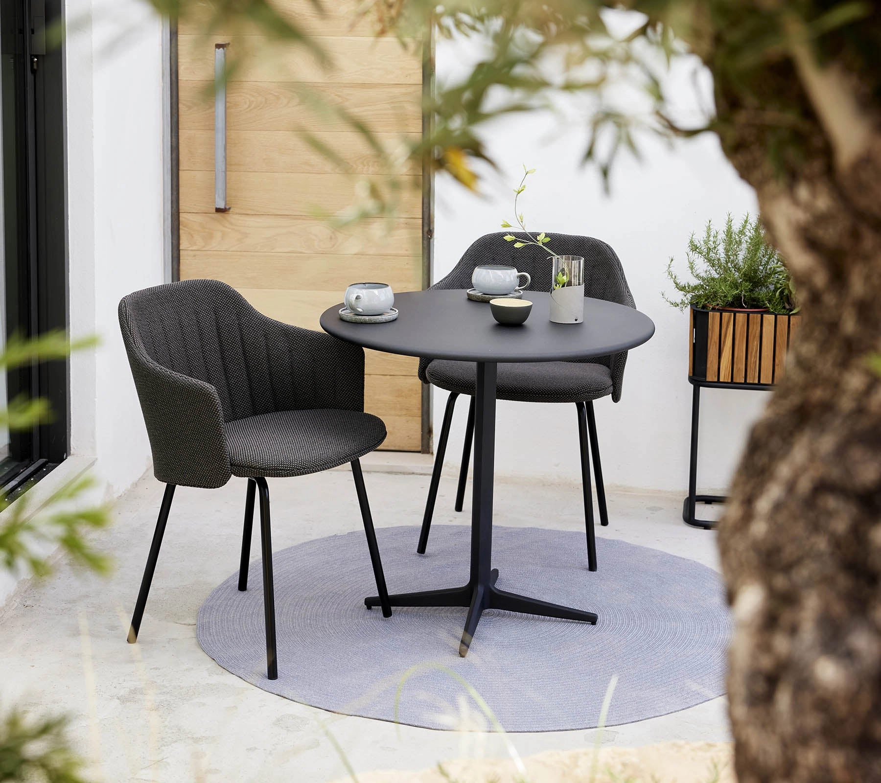 Drop caf table dia. 80 cm