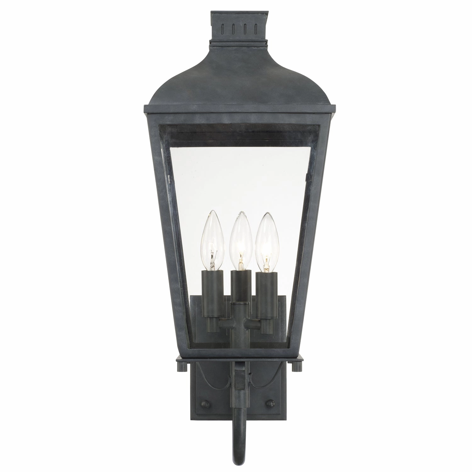 Dumont Three Light Outdoor Wall Sconce Graphite