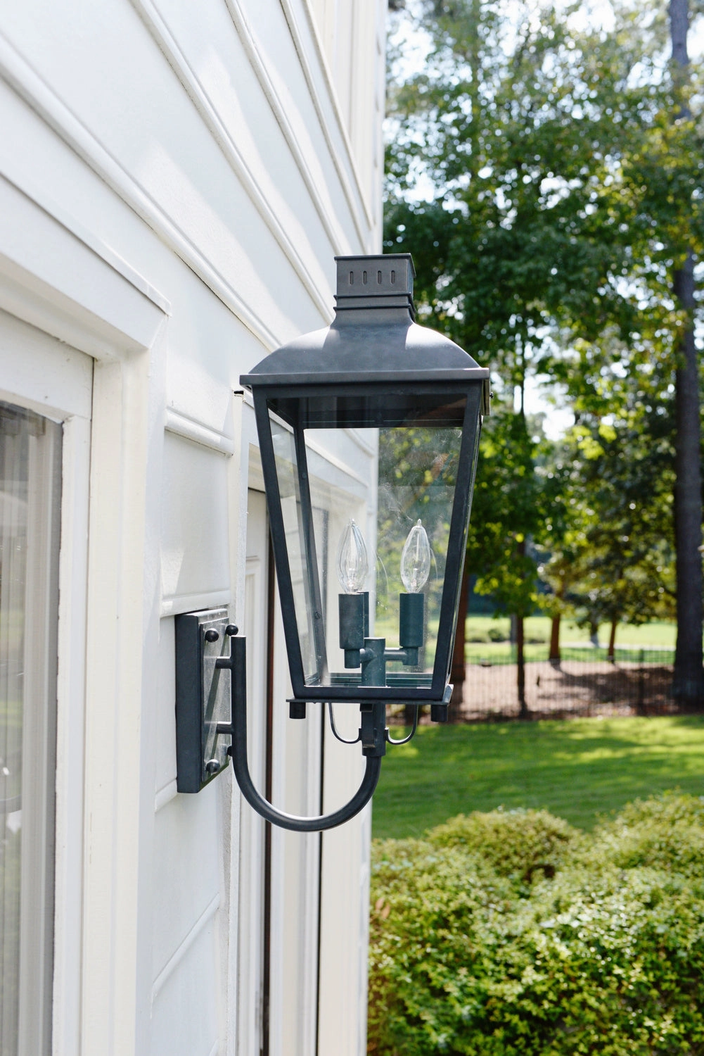 Dumont Three Light Outdoor Wall Sconce Graphite