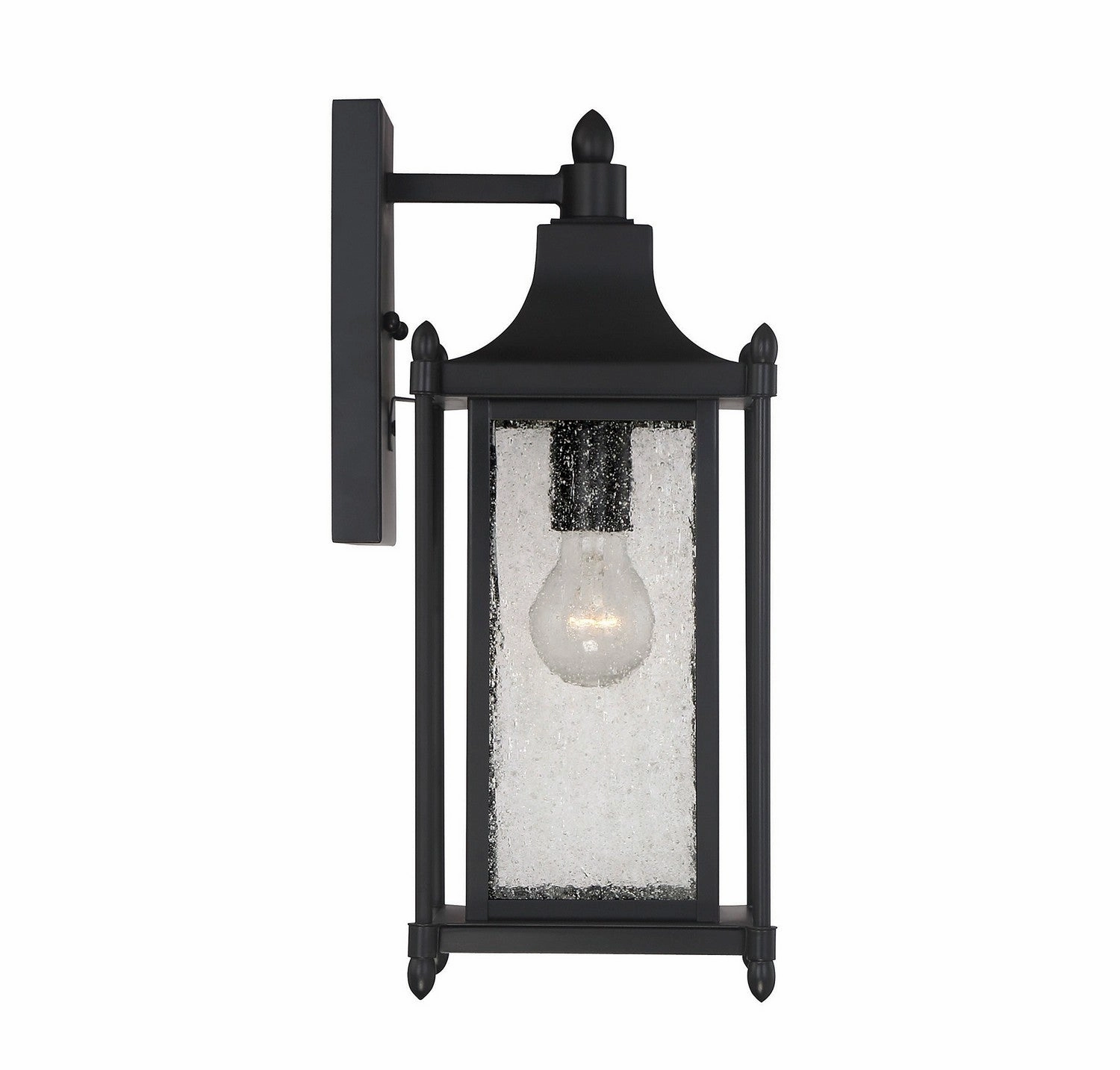 Dunnmore One Light Wall Mount Black