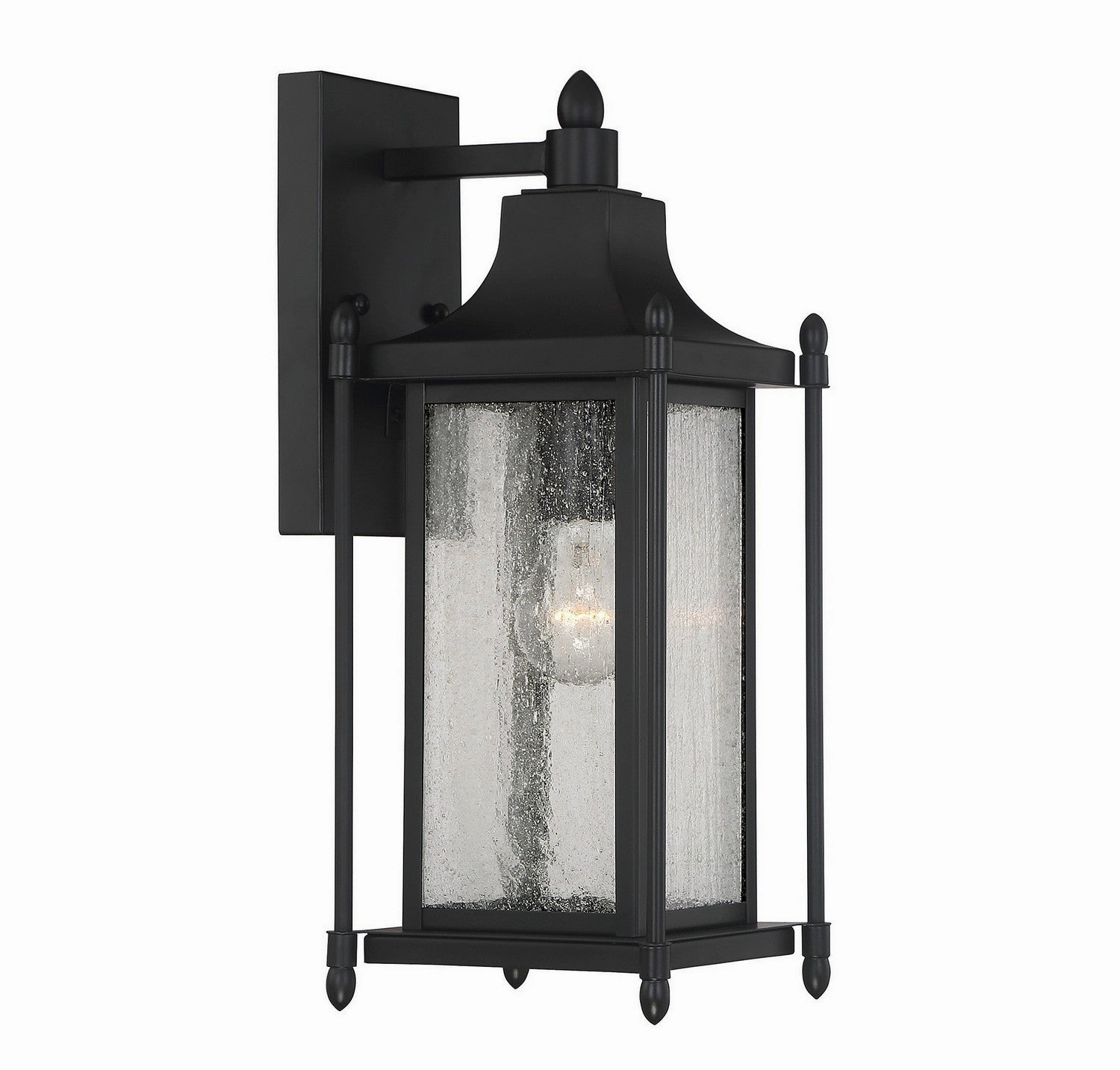 Dunnmore One Light Wall Mount Black