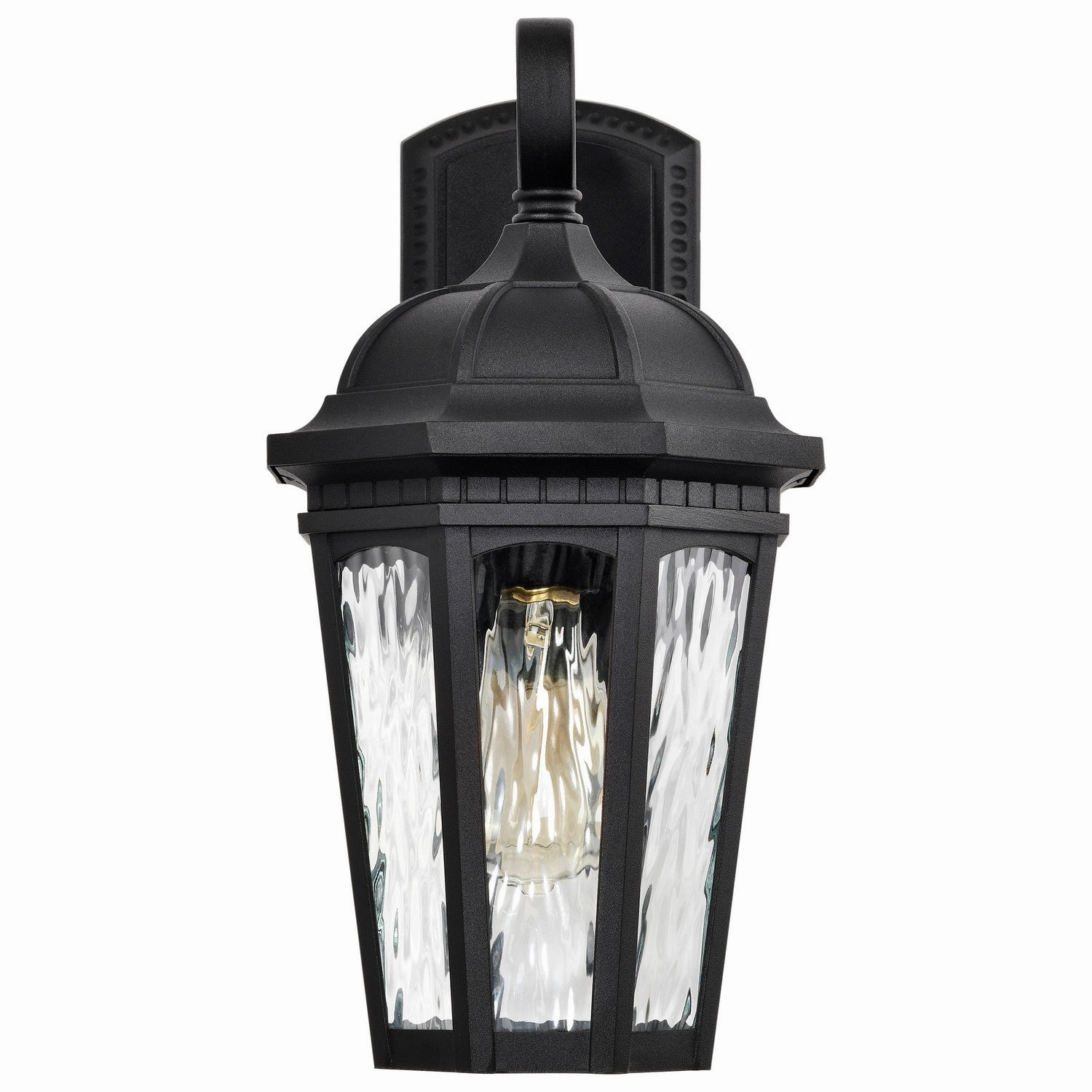 East River One Light Outdoor Wall Lantern Matte Black