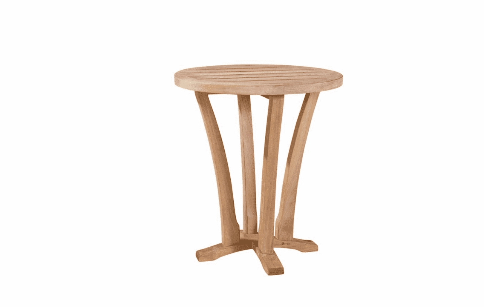 Eastern Shores Round Teak Side Tableweatherproof teak dining table and chairs