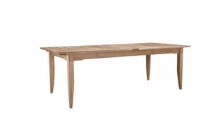 Eastern Shores Teak Outdoor Dining Extension Tableweatherproof teak dining table and chairs
