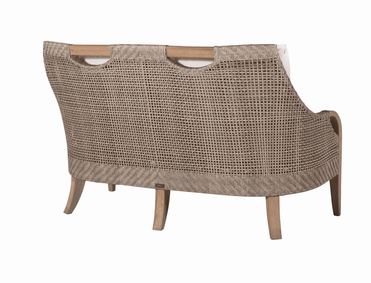 Eastern Shores Woven & Teak Outdoor Love Seat
