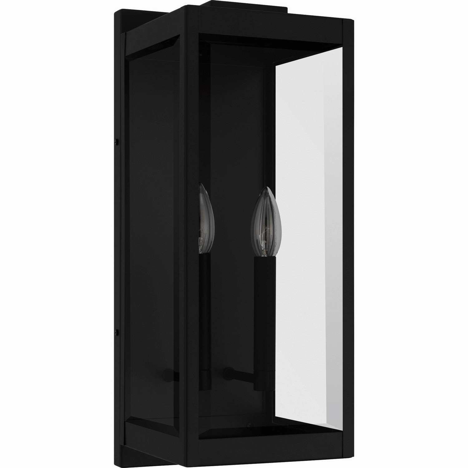 Eastover Two Light Outdoor Wall Lantern Earth Black