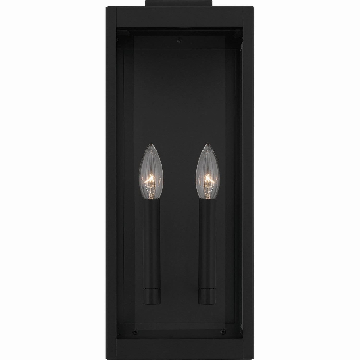 Eastover Two Light Outdoor Wall Lantern Earth Black