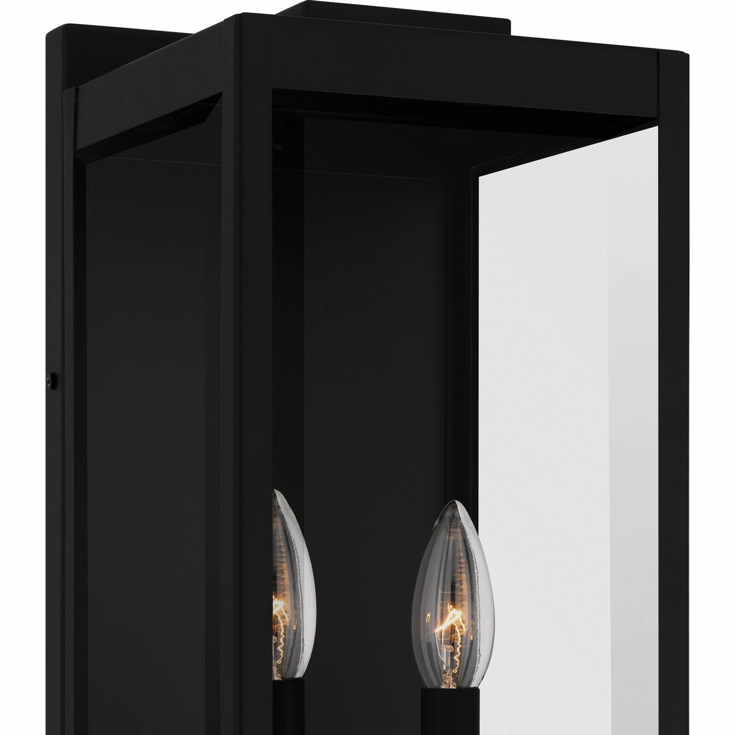 Eastover Two Light Outdoor Wall Lantern Earth Black