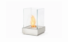 EcoSmart Fire - Mini T Designer Square Indoor and Outdoor Fireplace ESF.D.MNTportable outdoor fire pit with lid