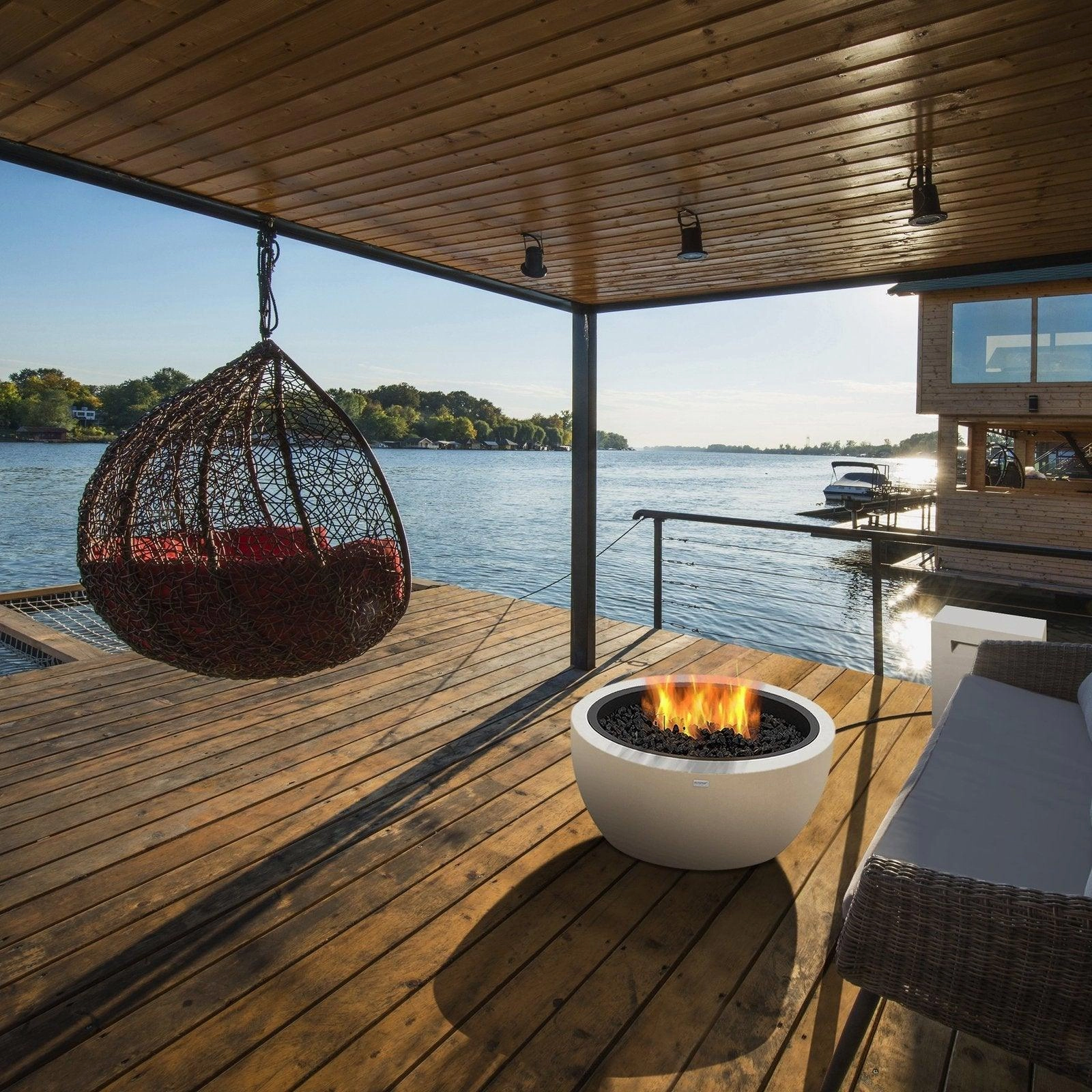 EcoSmart Fire - Pod 30 Freestanding Round Concrete Fire Pit Bowl