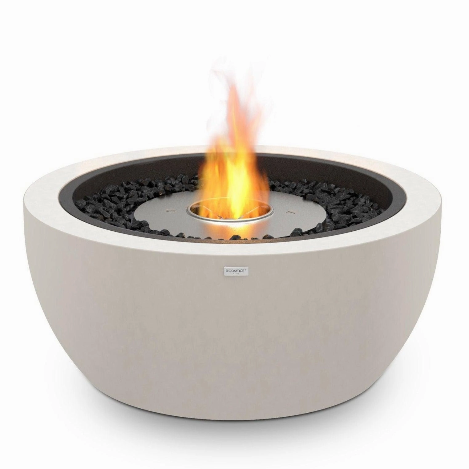 EcoSmart Fire - Pod 30 Freestanding Round Concrete Fire Pit Bowlportable outdoor fire pit with lid