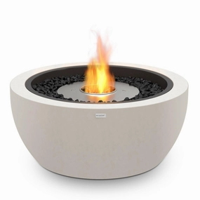 EcoSmart Fire - Pod 30 Freestanding Round Concrete Fire Pit Bowlportable outdoor fire pit with lid