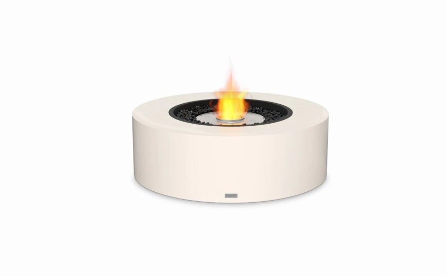 Ecosmart Fire Ark 40 Fire Pit Table - Bone Finish / Stainless Steel Burner - ESF.O.ARK.40.BOoutdoor fire table set with chairs
