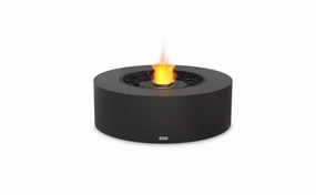 Ecosmart Fire Ark 40 Fire Pit Table - Graphite Finish / Black Burner - ESF.O.ARK.40.GH.Boutdoor fire table set with chairs