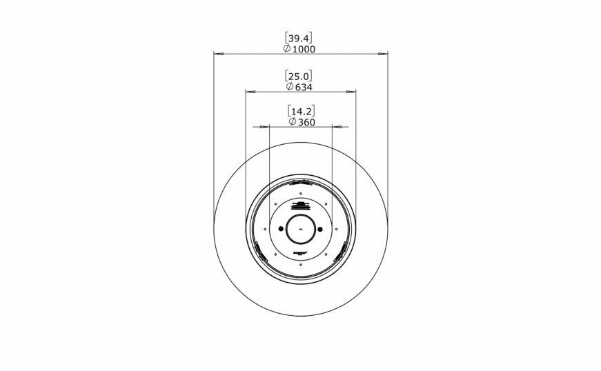 Ecosmart Fire Ark 40 Fire Pit Table - Graphite Finish / Stainless Steel Burner - ESF.O.ARK.40.GH