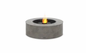 Ecosmart Fire Ark 40 Fire Pit Table - Natural Finish / Black Burner - ESF.O.ARK.40.NA.Boutdoor fire table set with chairs