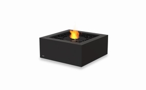 Ecosmart Fire Base 30 Fire Pit Table - Graphite Finish / Black Burner - ESF.O.BAS.30.GH.Boutdoor fire table set with chairs