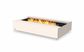 Ecosmart Fire Cosmo 50 Fire Pit Table - Bone Finish / Black Burner - ESF.O.CMO.50.BO.Boutdoor fire table set with chairs