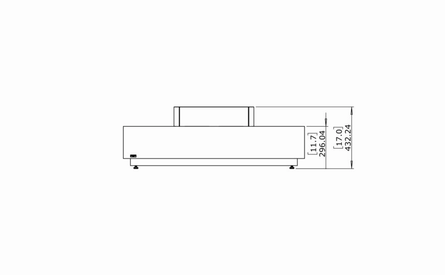 Ecosmart Fire Martini 50 Fire Pit Table - Graphite Finish / Stainless Steel Burner - ESF.O.MTI.50.GH
