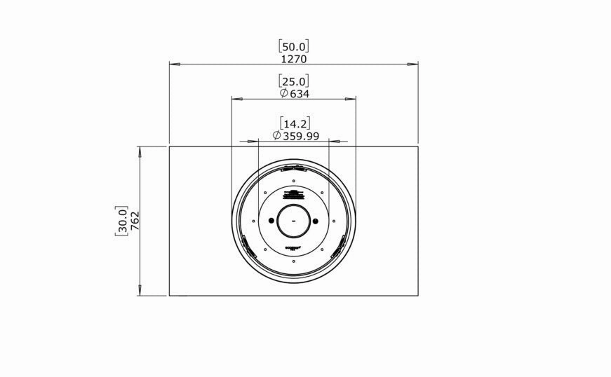 Ecosmart Fire Martini 50 Fire Pit Table - Teak Finish / Black Burner - ESF.O.MTI.50.TN.B