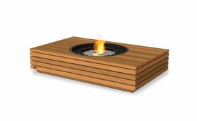 Ecosmart Fire Martini 50 Fire Pit Table - Teak Finish / Stainless Steel Burner - ESF.O.MTI.50.TNoutdoor fire table set with chairs