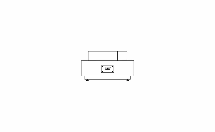 Ecosmart Fire Martini 50 Fire Pit Table - Teak Finish / Stainless Steel Burner - ESF.O.MTI.50.TN