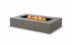 Ecosmart Fire Wharf 65 Fire Pit Table - Black Burner - ESF.O.WHF.65.TN.Boutdoor fire table set with chairs