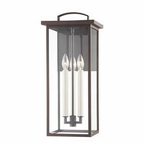 Eden Four Light Outdoor Wall Sconce Textured BronzeOutdoor wall sconces with motion sensor