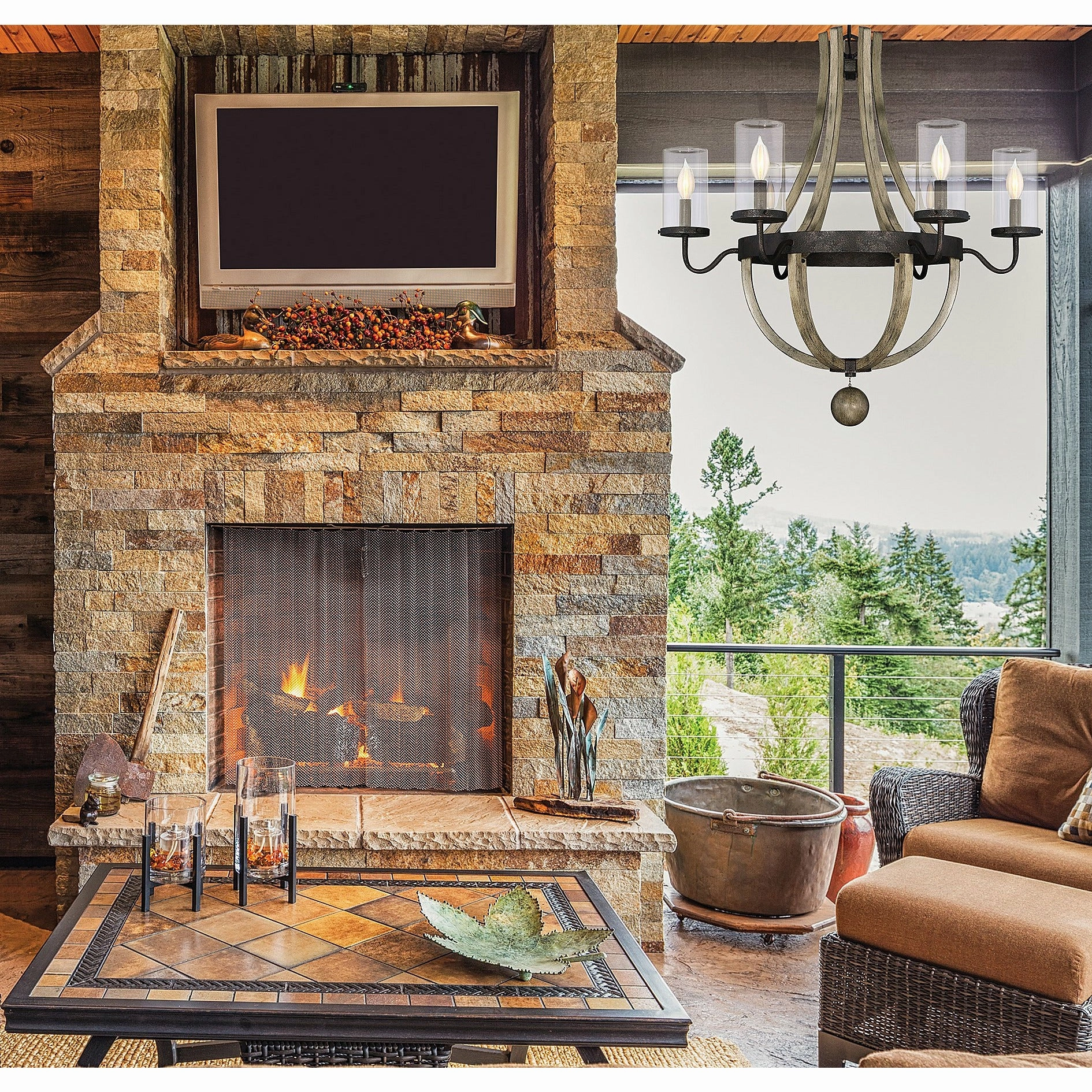 Eden Outdoor Chandelier