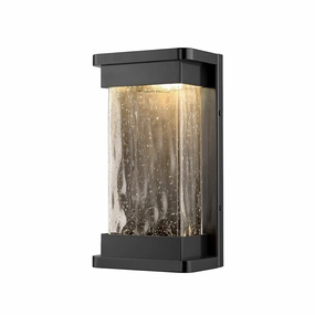 Ederle LED Outdoor Wall Sconce Powder Coated BlackOutdoor wall sconces with motion sensor