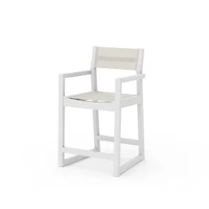 EDGE Sling Counter Arm Chairoutdoor patio dining furniture set