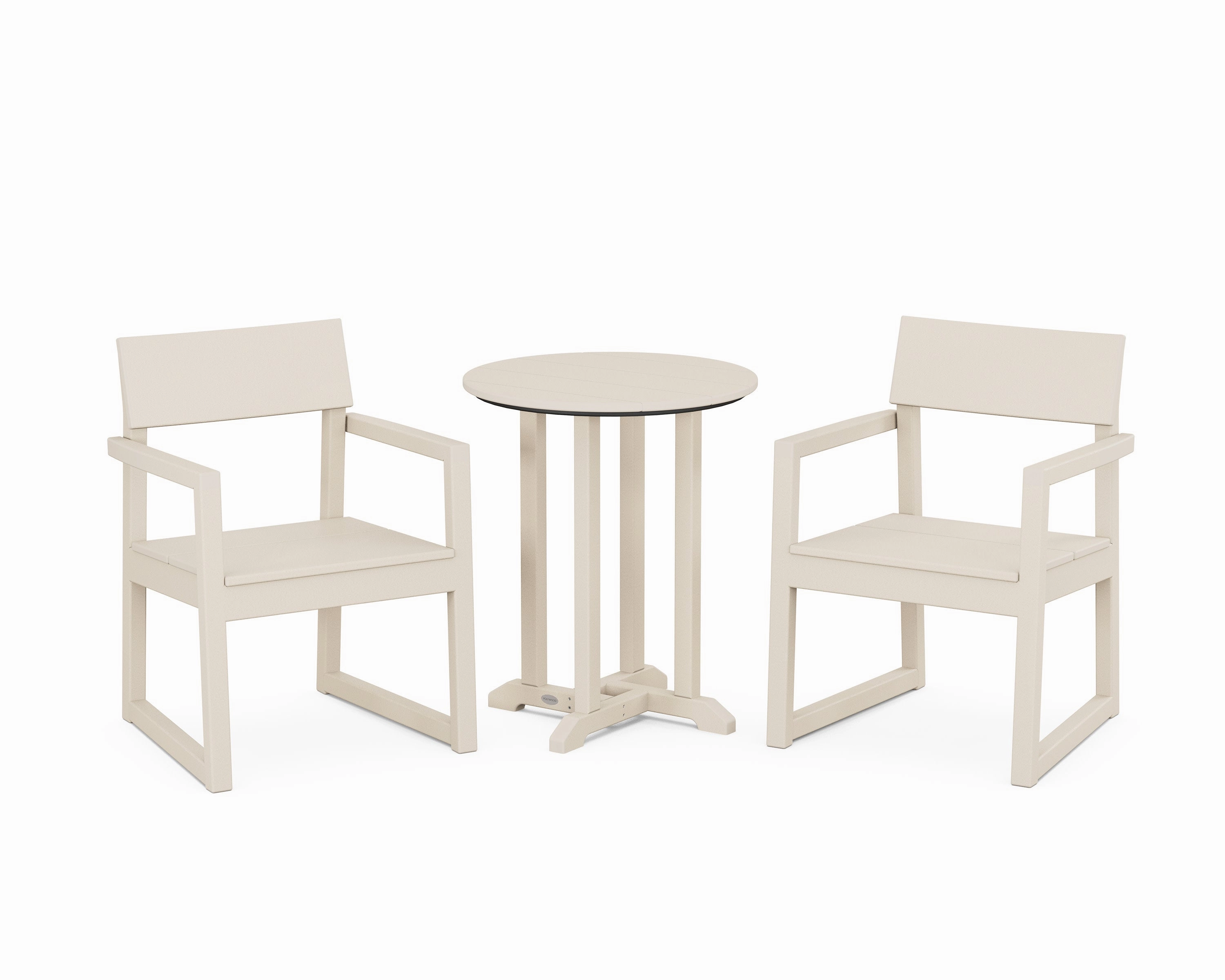EDGE 3-Piece Round Bistro Dining Set
