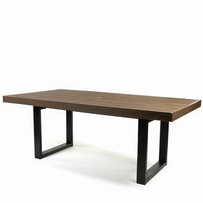Edge 40" x 78" Dining TableHDPE eco-friendly polywood furniture set