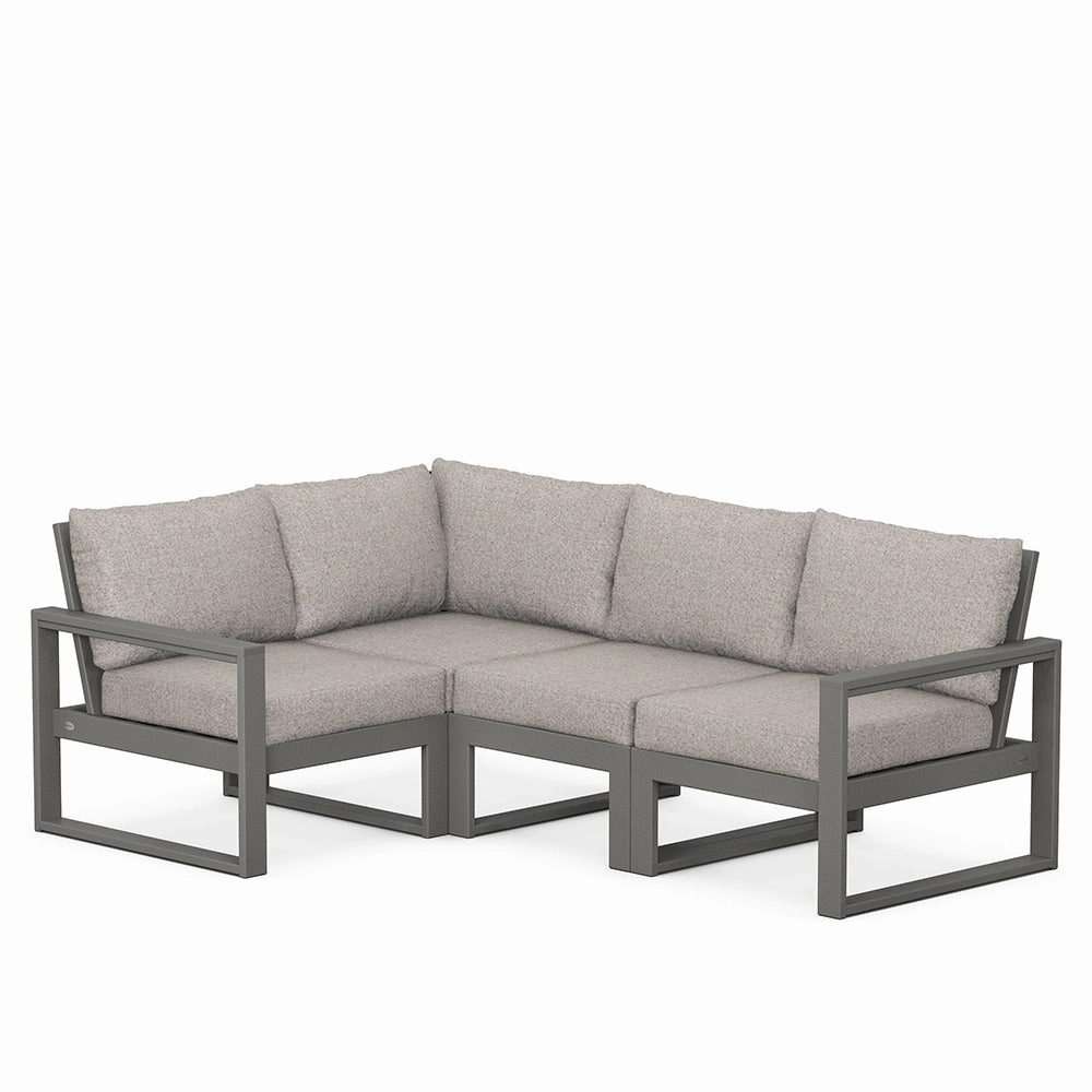 Edge 4-Piece Modular Deep Seating Set