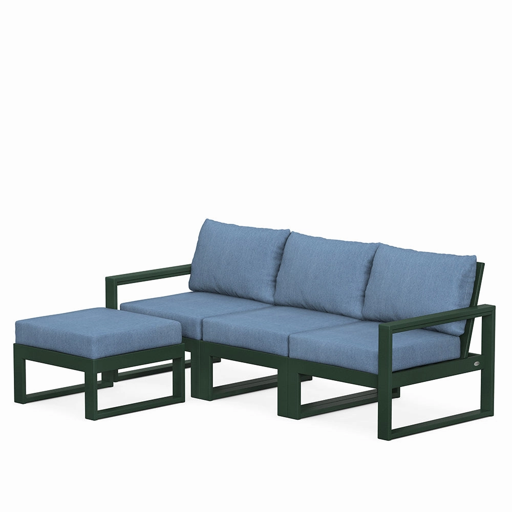 Edge 4-Piece Modular Deep Seating Set