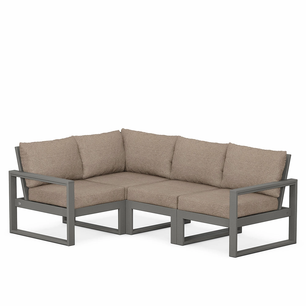 Edge 4-Piece Modular Deep Seating Set