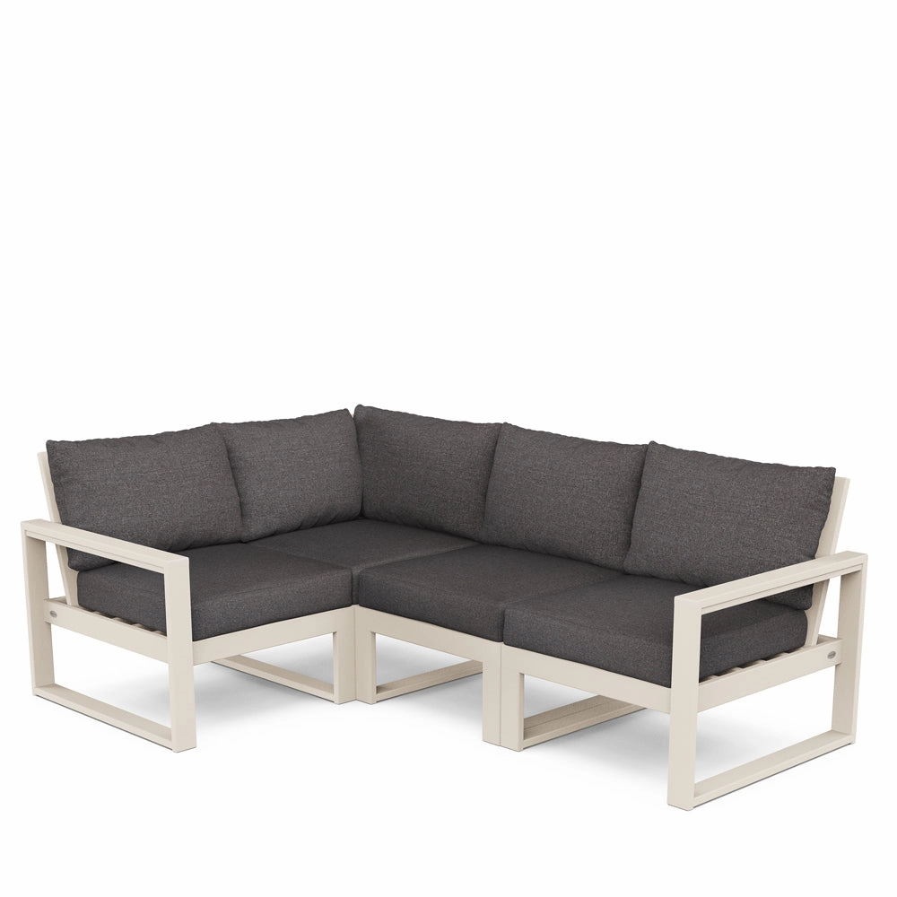 Edge 4-Piece Modular Deep Seating Set