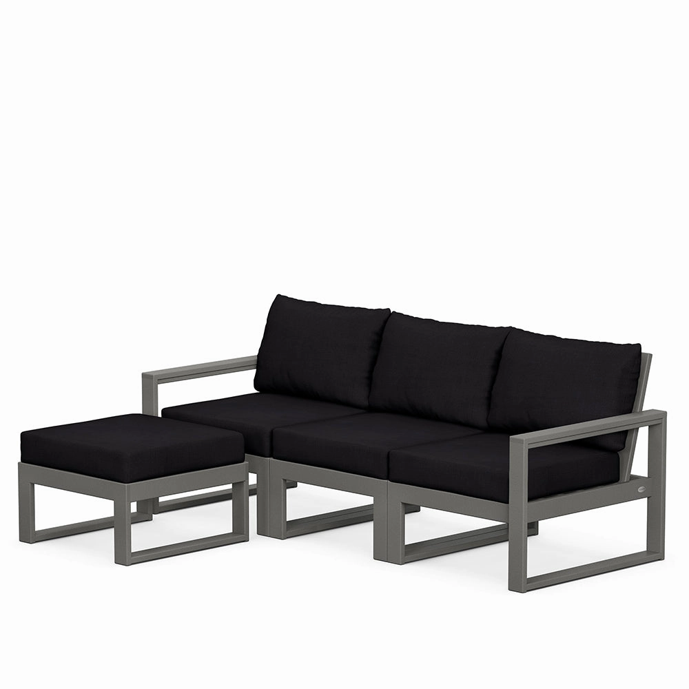 Edge 4-Piece Modular Deep Seating Set