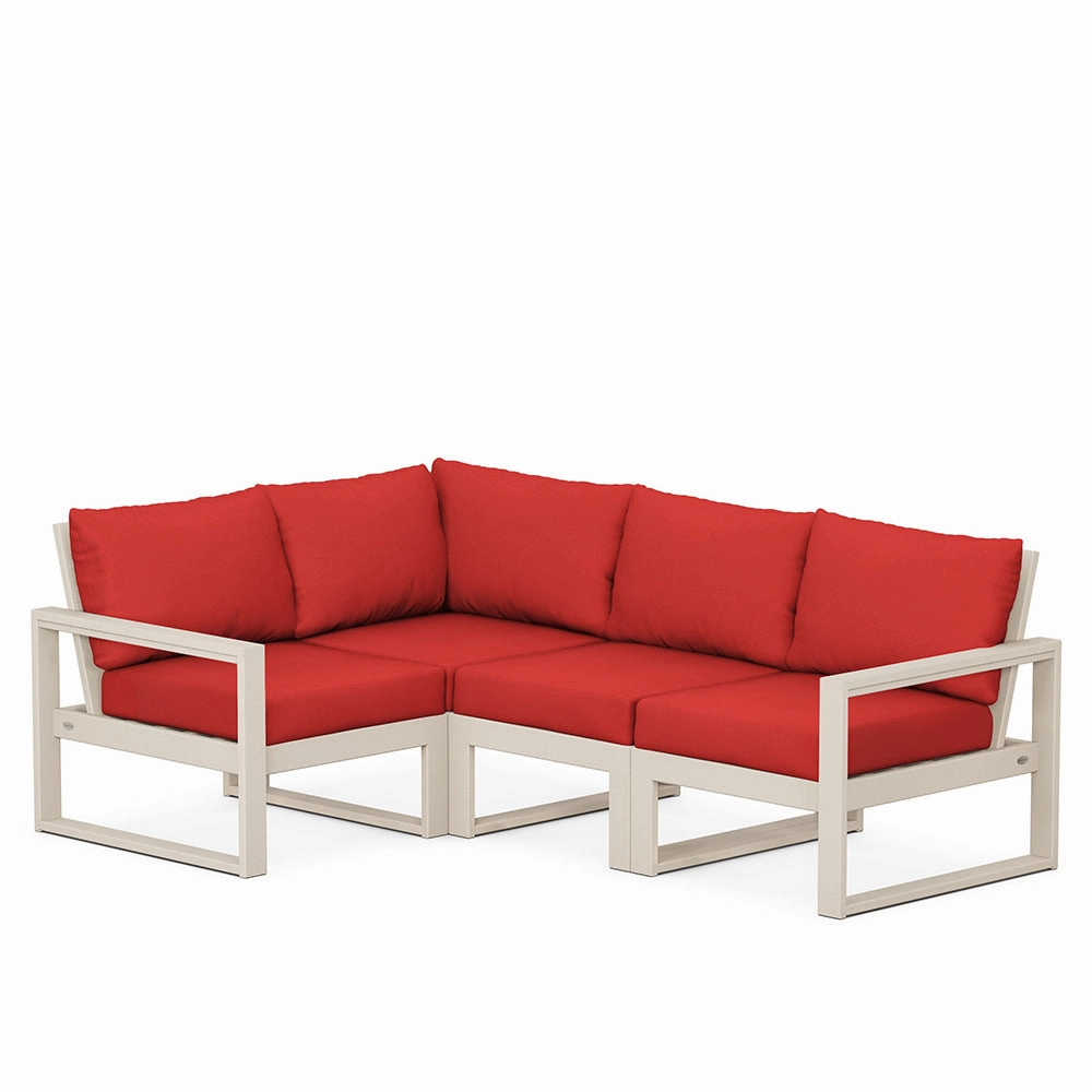 Edge 4-Piece Modular Deep Seating Set