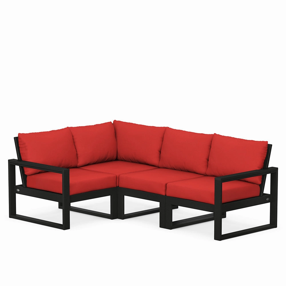 Edge 4-Piece Modular Deep Seating Set