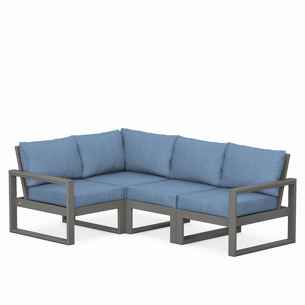 Edge 4-Piece Modular Deep Seating Set