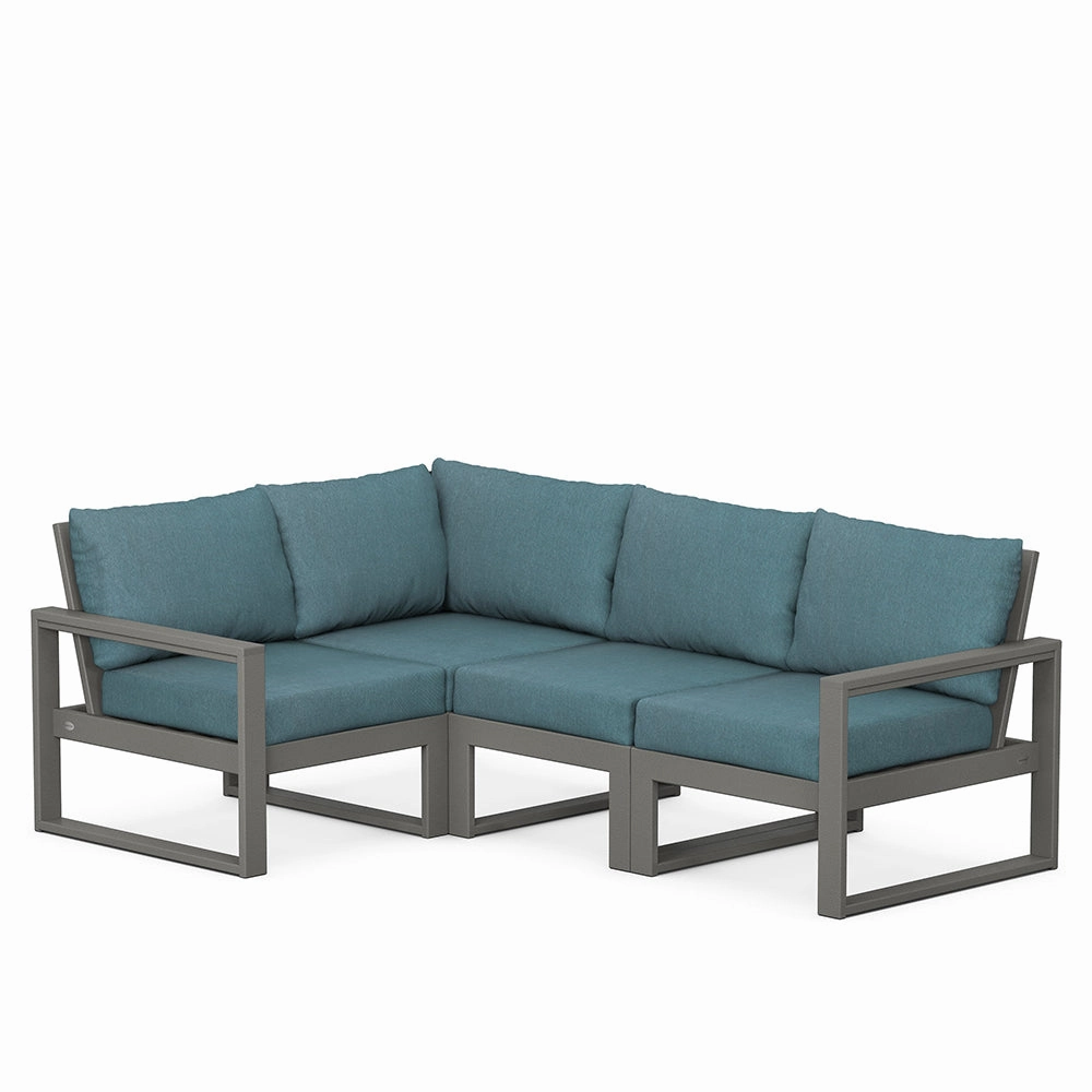 Edge 4-Piece Modular Deep Seating Set
