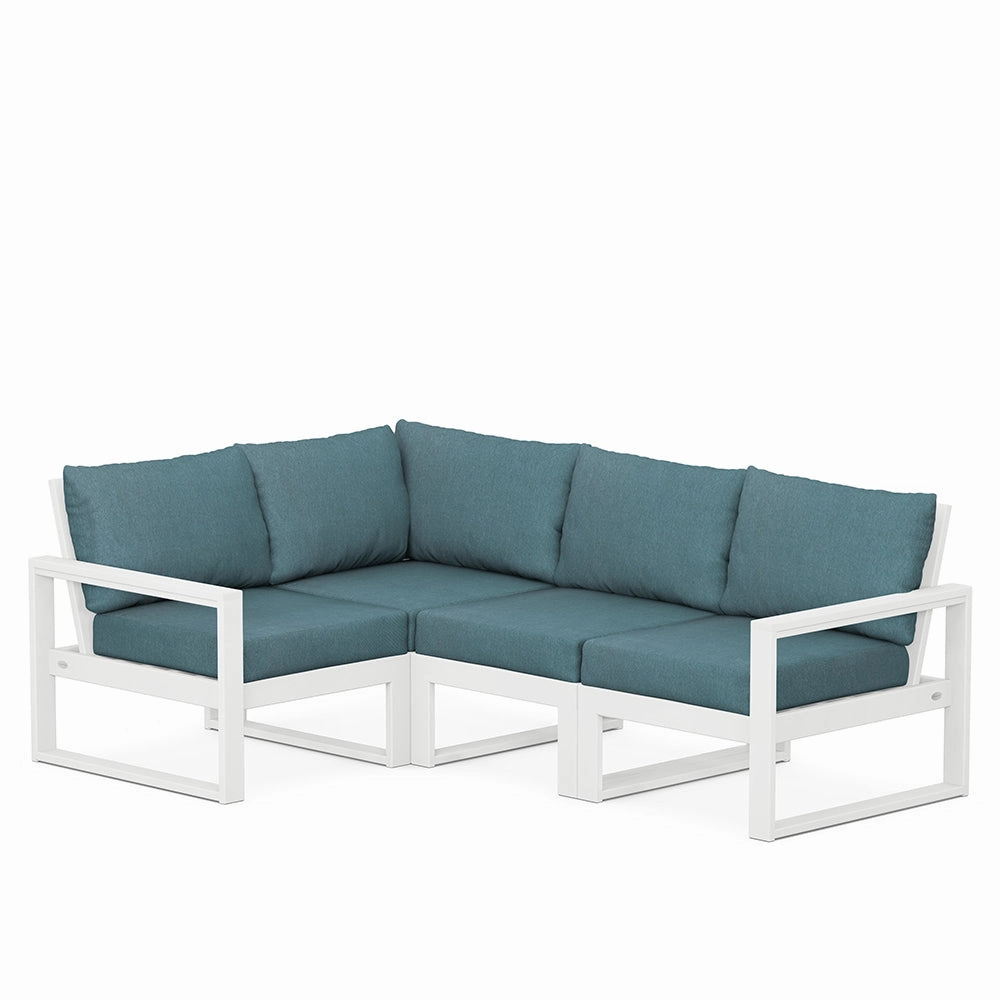 Edge 4-Piece Modular Deep Seating Set